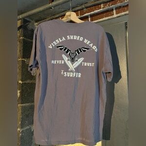 VISSLA Men's Purple Graphic Tee